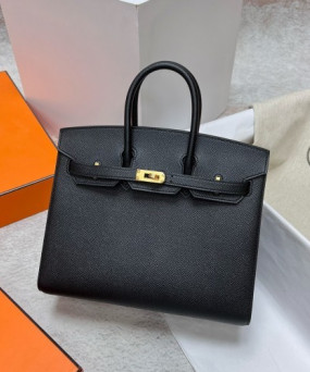 에르메스 버킨백25 블랙 금장 앱송